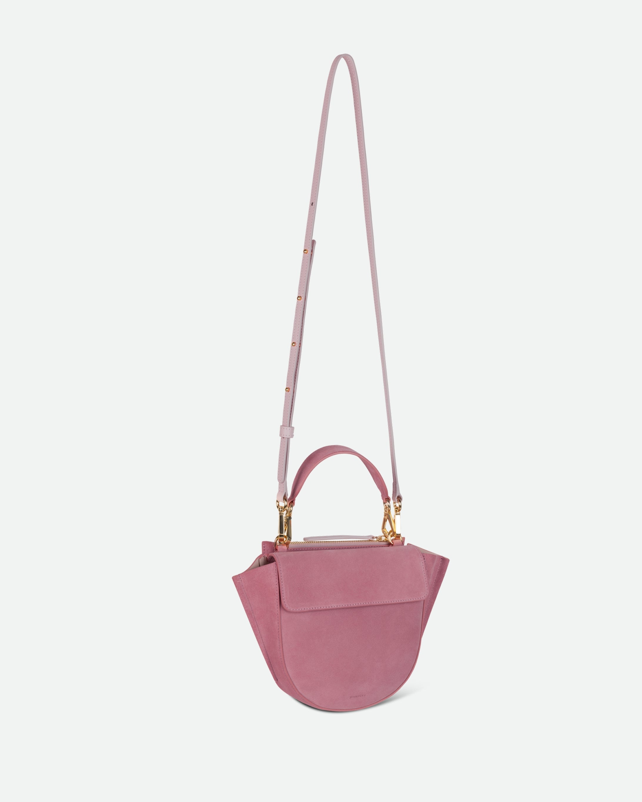 Hortensia Bag Mini - Apricot Suede