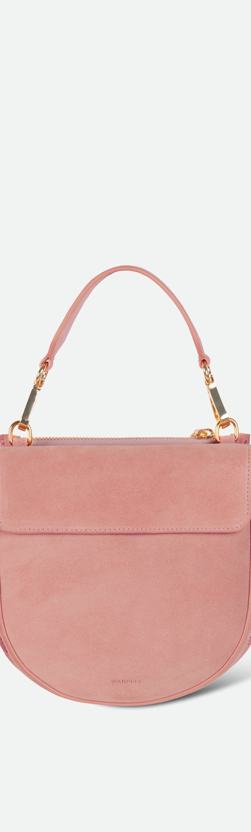 Hortensia Bag Mini - Apricot Suede