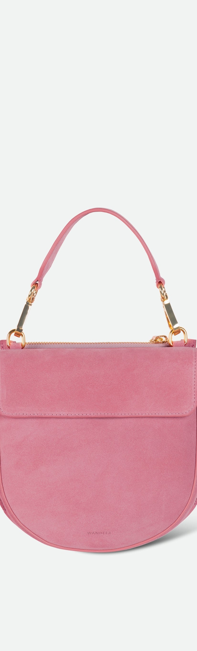 Hortensia Bag Mini - Apricot Suede