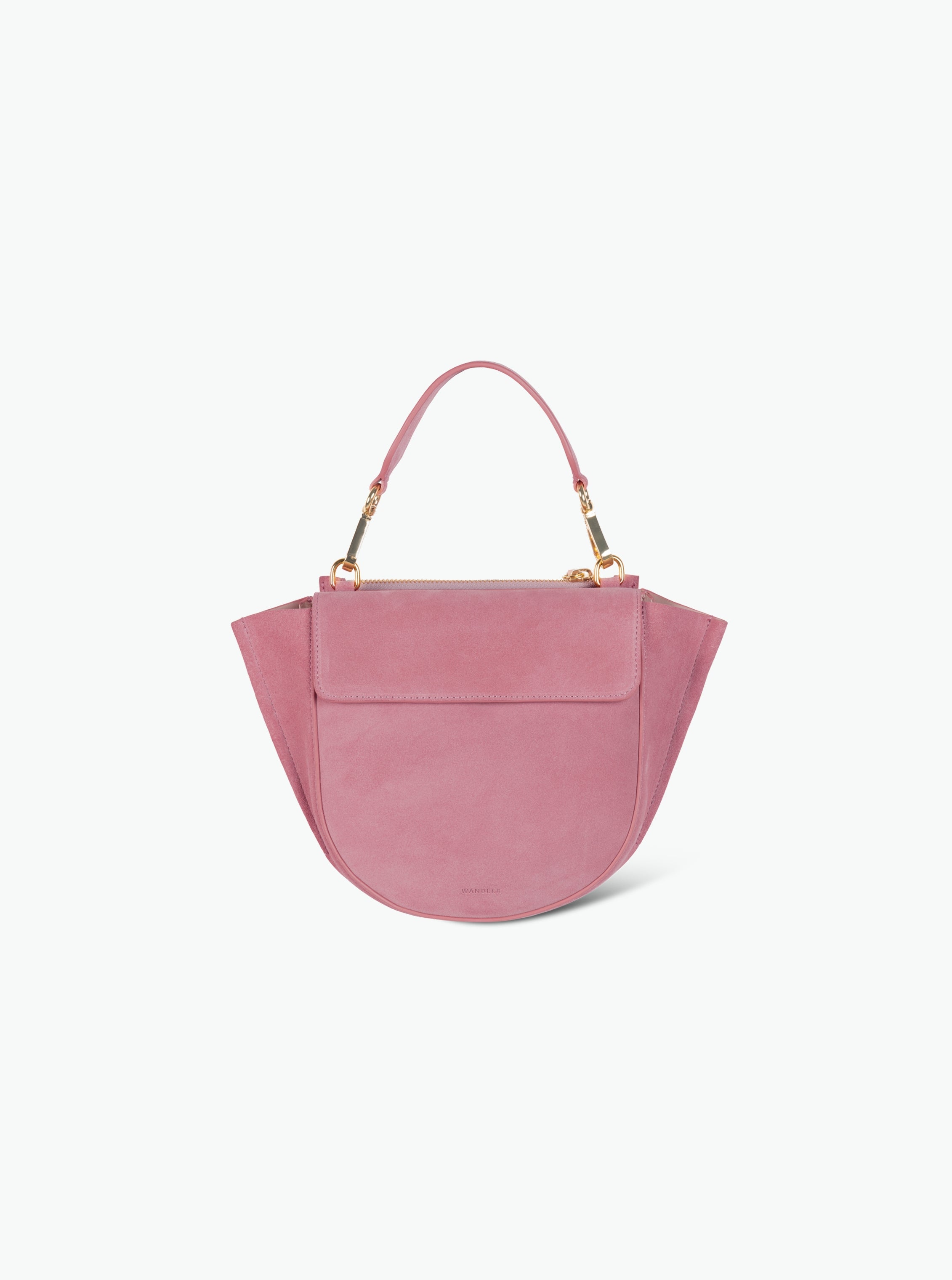 Hortensia Bag Mini - Apricot Suede