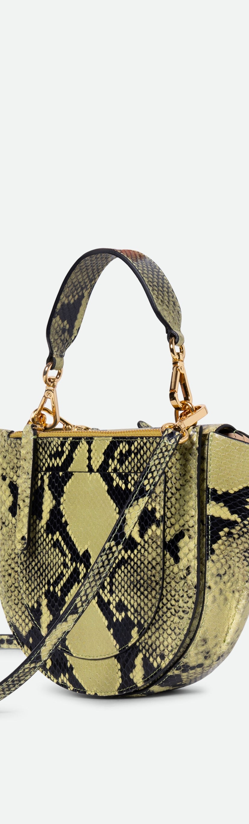 Hortensia Bag Mini - Lime Python