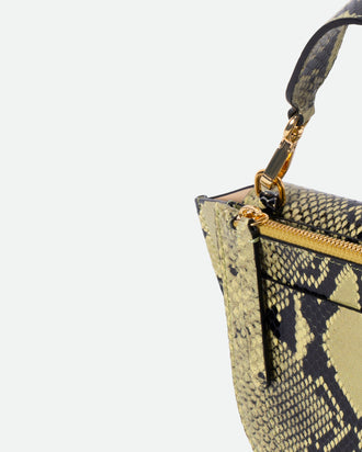 Hortensia Bag Mini - Lime Python
