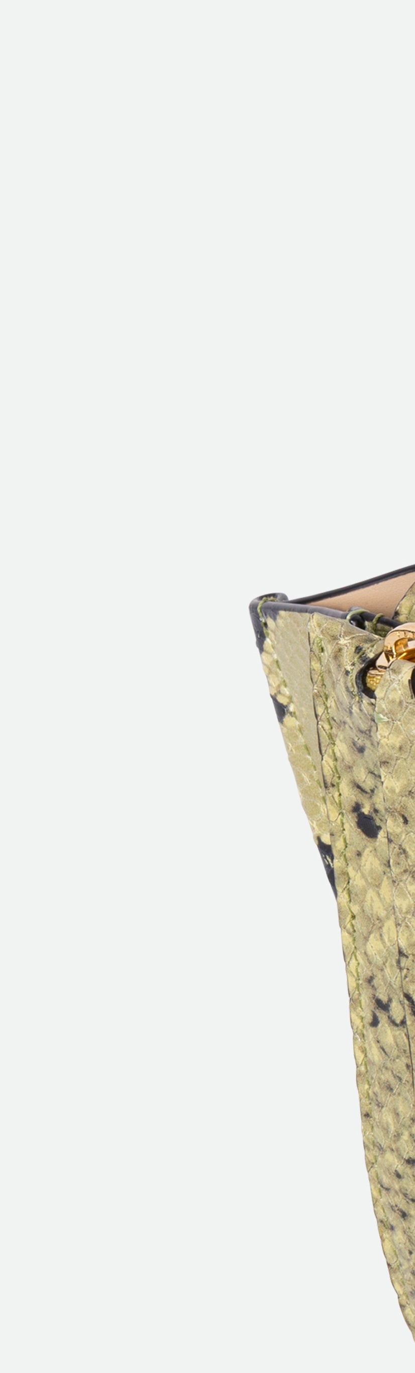 Hortensia Bag Mini - Lime Python