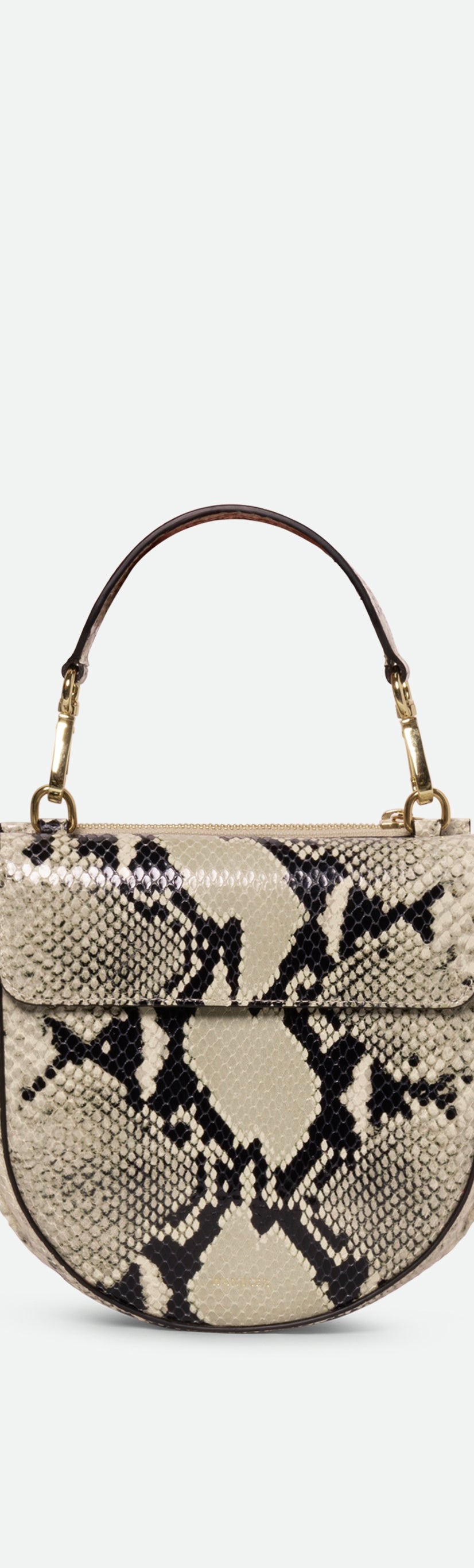 Hortensia Bag Mini - Black / White Python