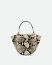 Hortensia Bag Mini - Black / White Python