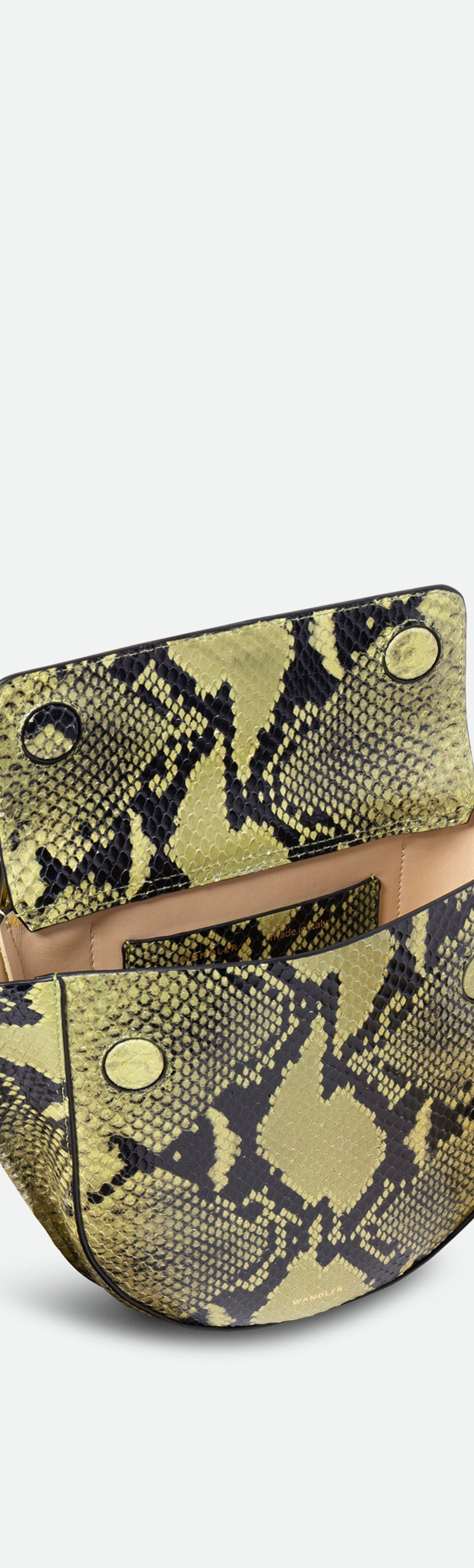 Hortensia Bag Mini - Lime Python