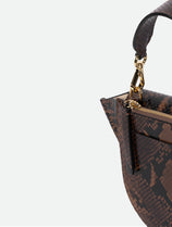 Hortensia Bag Mini - Brown Python