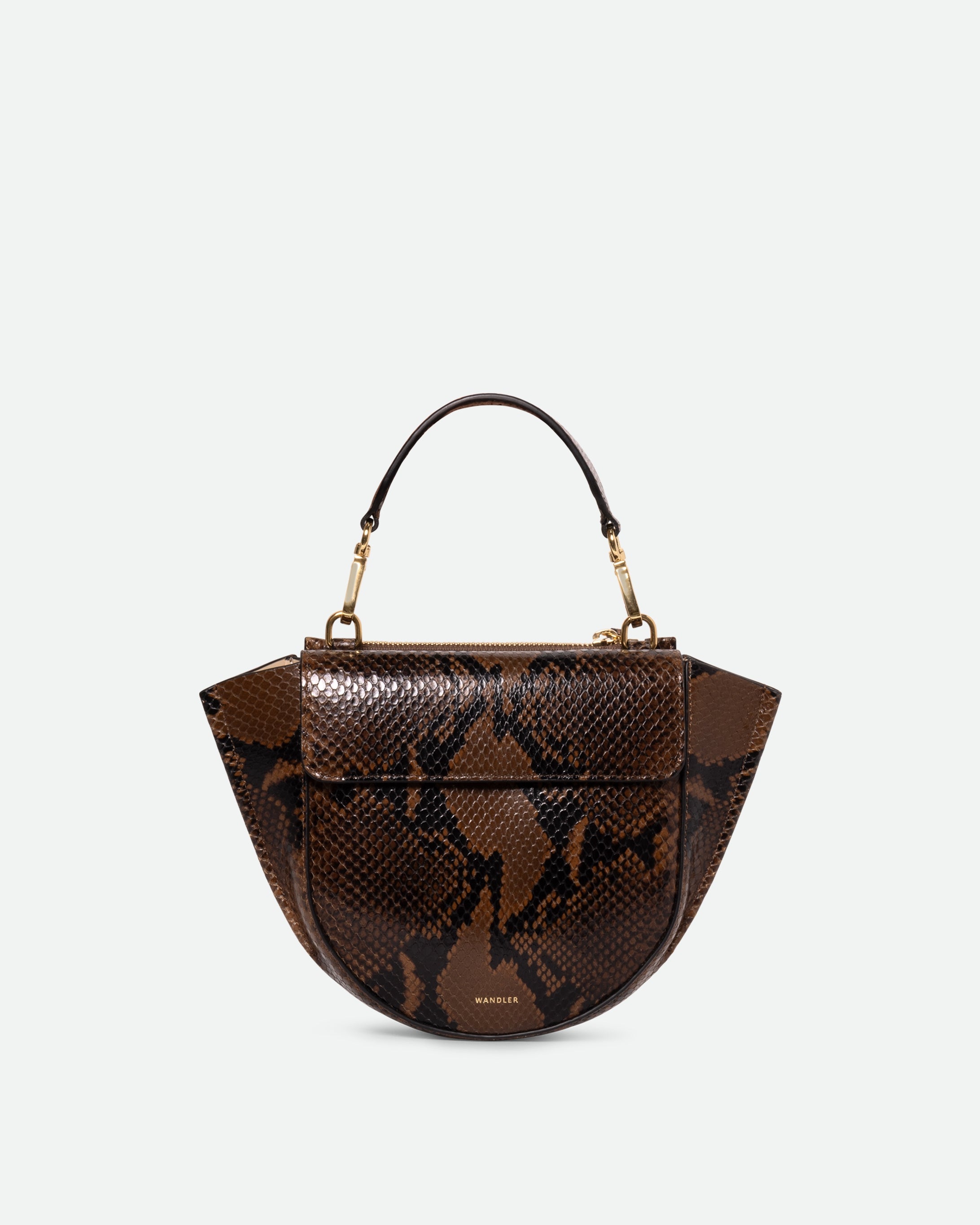 Hortensia Bag Mini - Brown Python