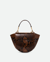 Hortensia Bag Mini - Brown Python