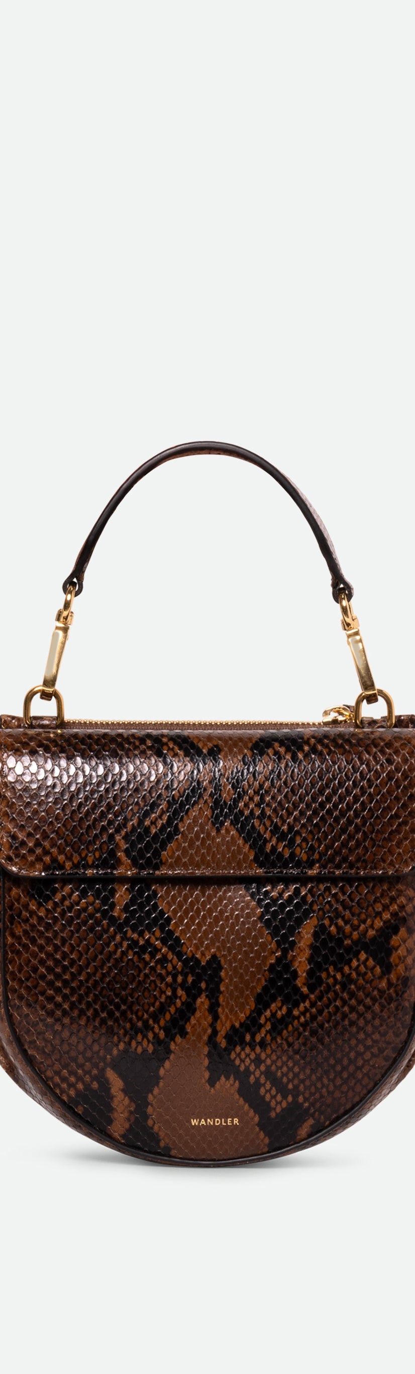 Hortensia Bag Mini - Brown Python