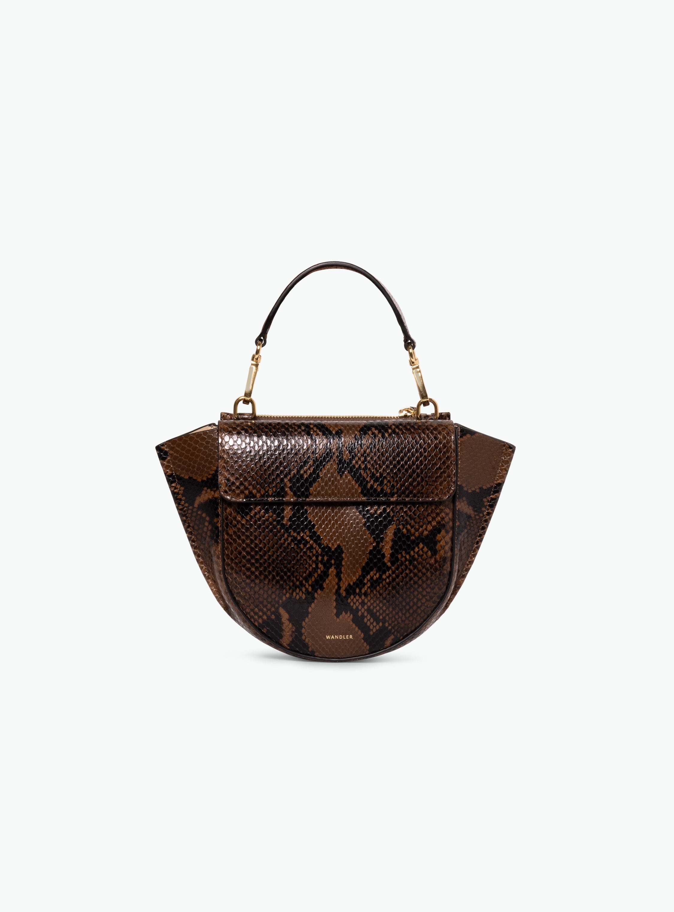 Hortensia Bag Mini - Brown Python