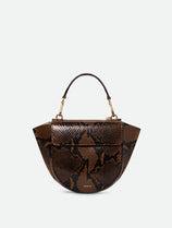 Hortensia Bag Mini - Brown Python