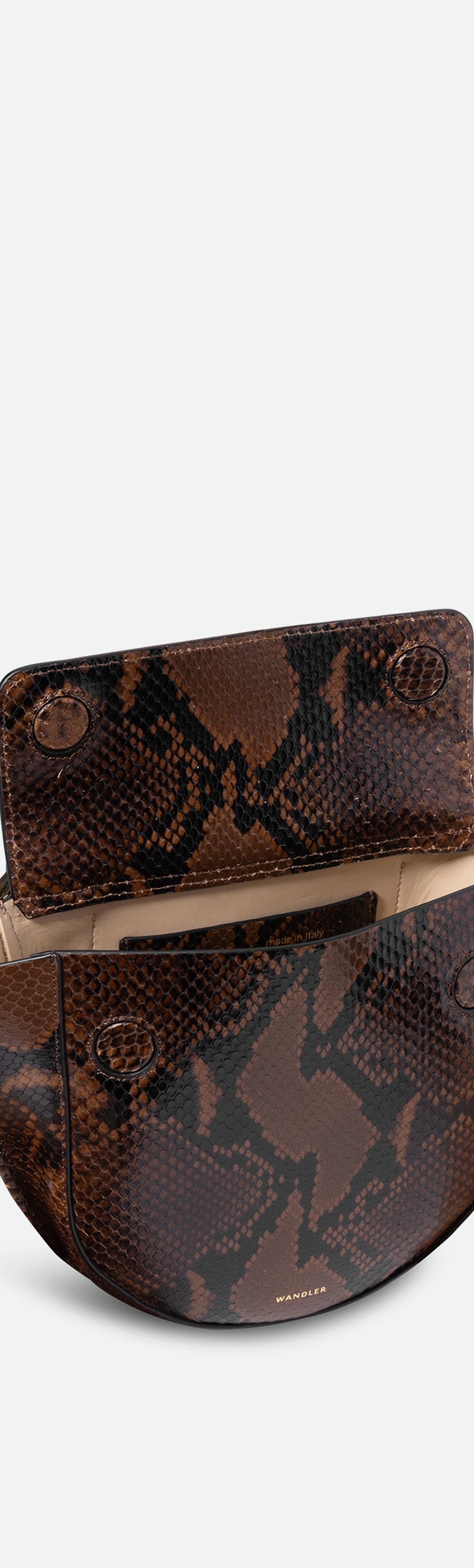 Hortensia Bag Mini - Brown Python