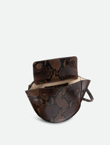 Hortensia Bag Mini - Brown Python