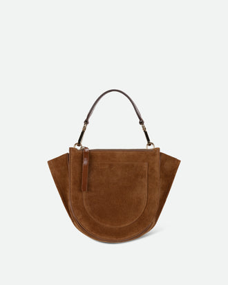 Hortensia Bag Mini - Cognac Suede