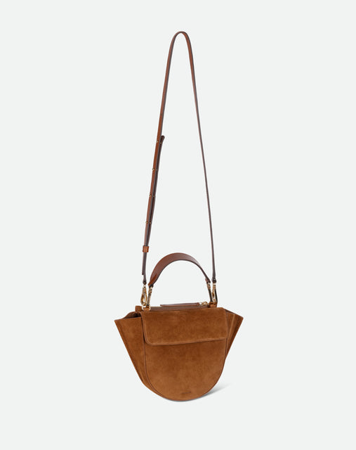 Hortensia Bag Mini - Cognac Suede