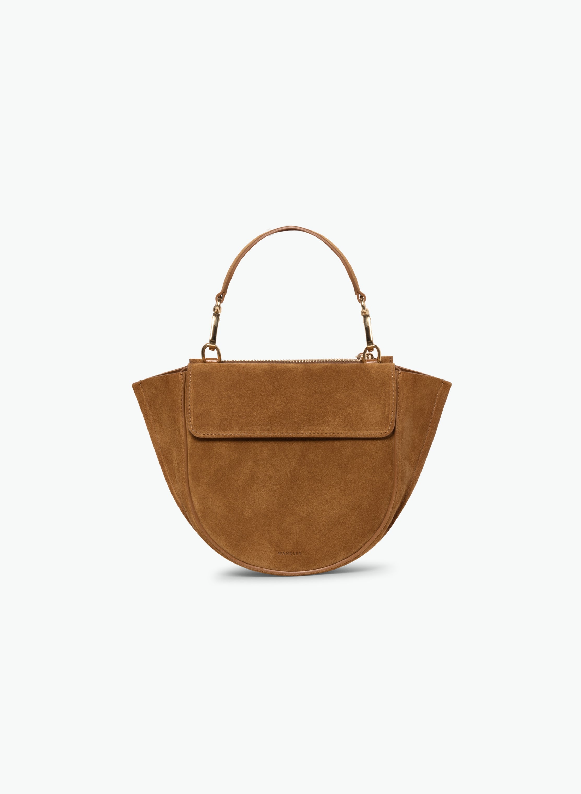 Hortensia Bag Mini - Cognac Suede