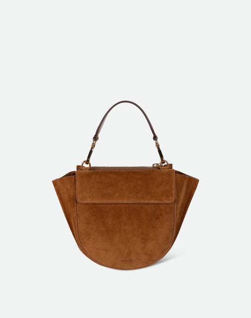 Hortensia Bag Mini - Cognac Suede