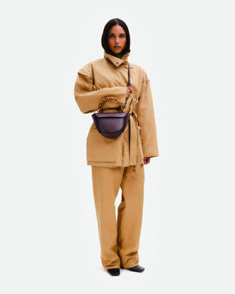 Hortensia Bag Mini - Grape / Bamboo