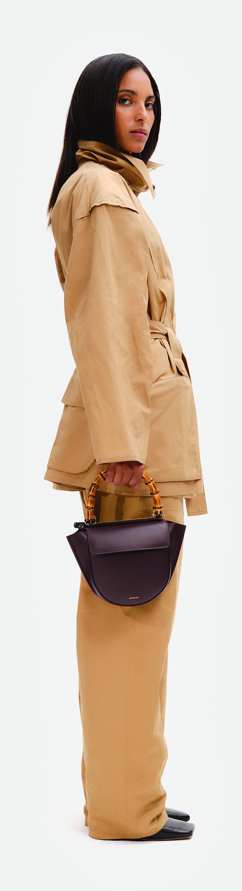 Hortensia Bag Mini - Grape / Bamboo