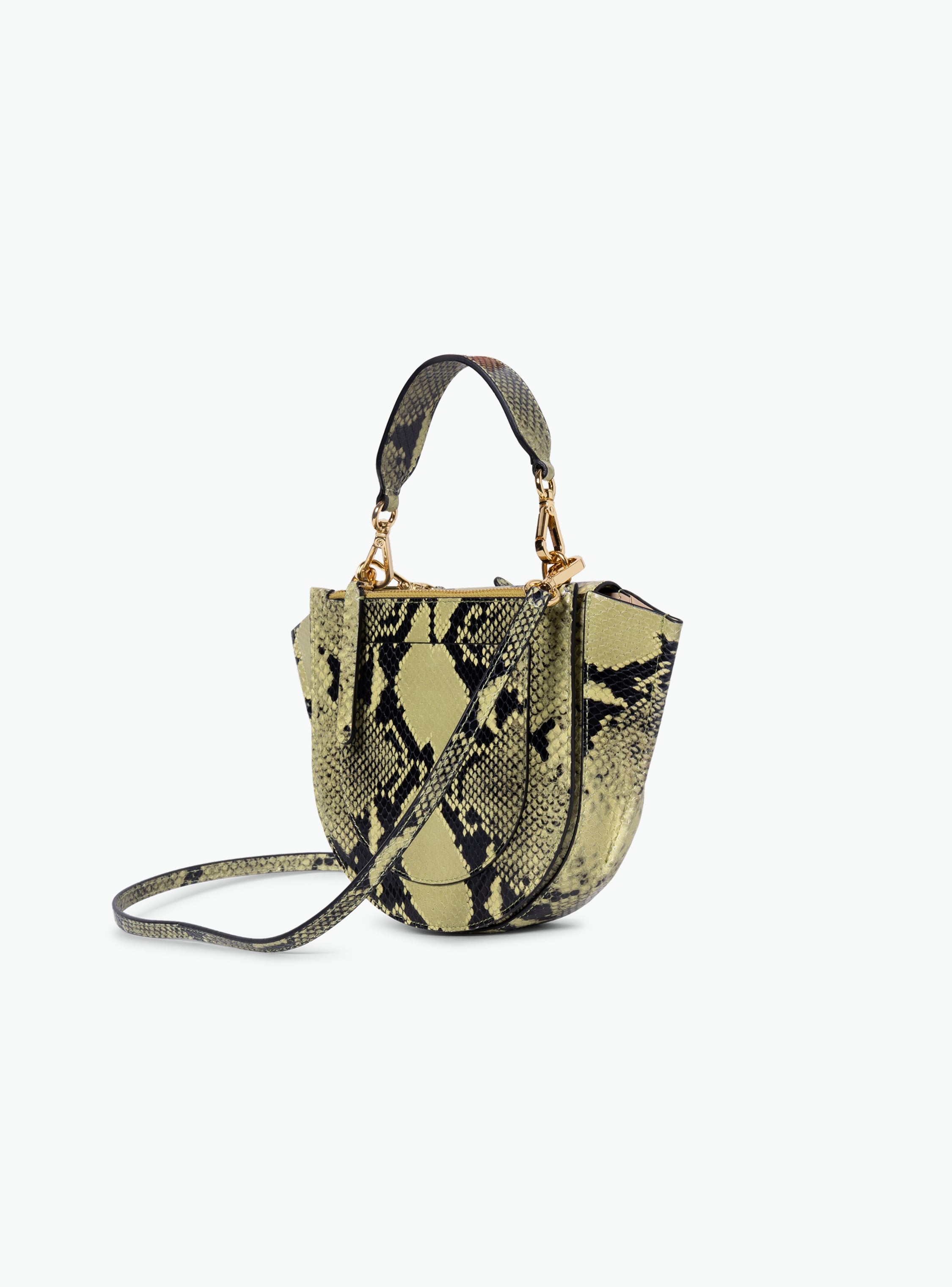 Hortensia Bag Mini - Lime Python