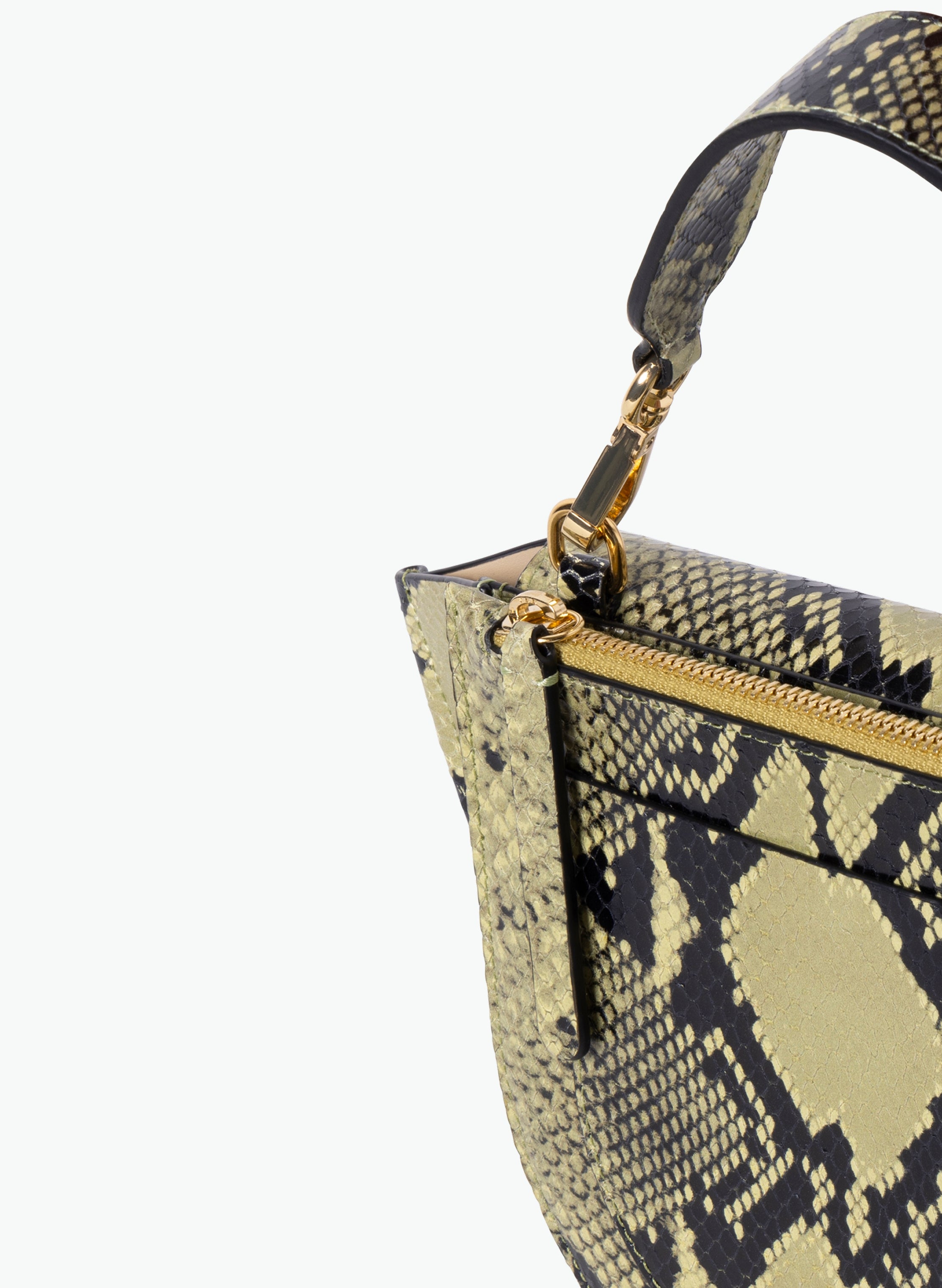 Hortensia Bag Mini - Lime Python