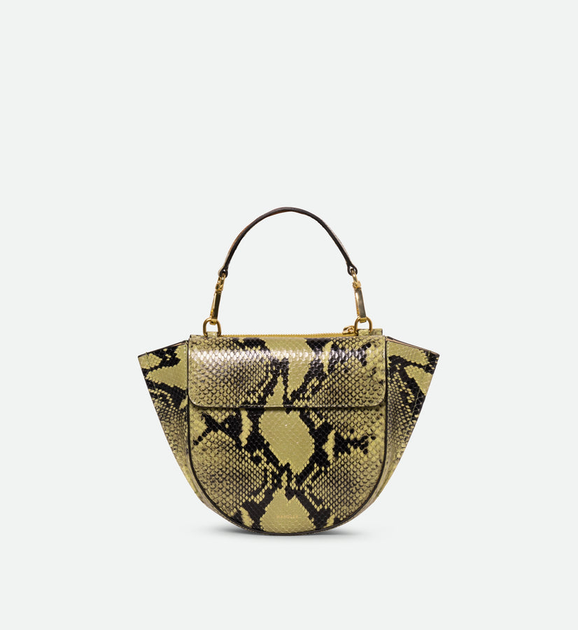 Hortensia Bag Mini - Lime Python