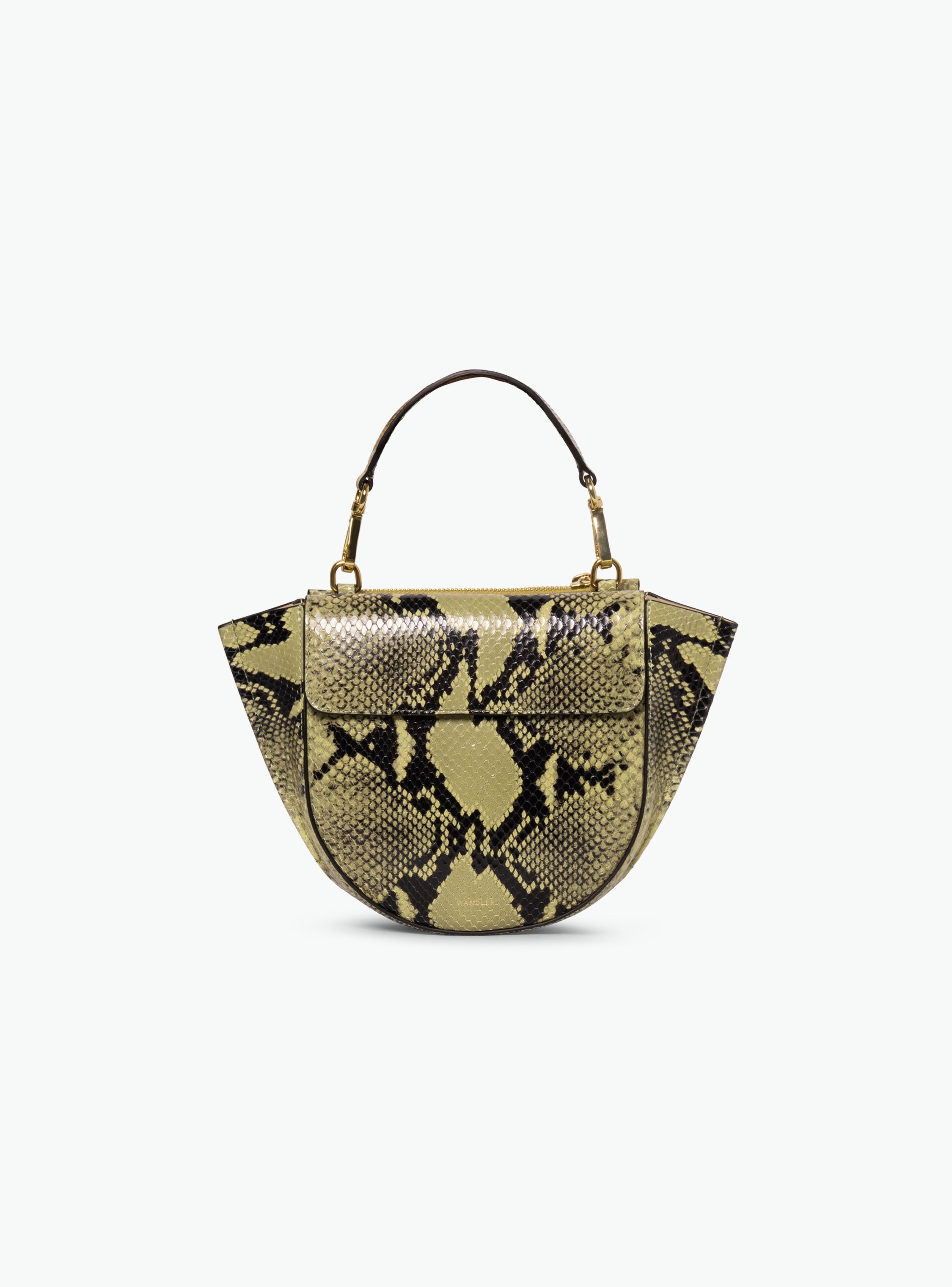Hortensia Bag Mini - Lime Python