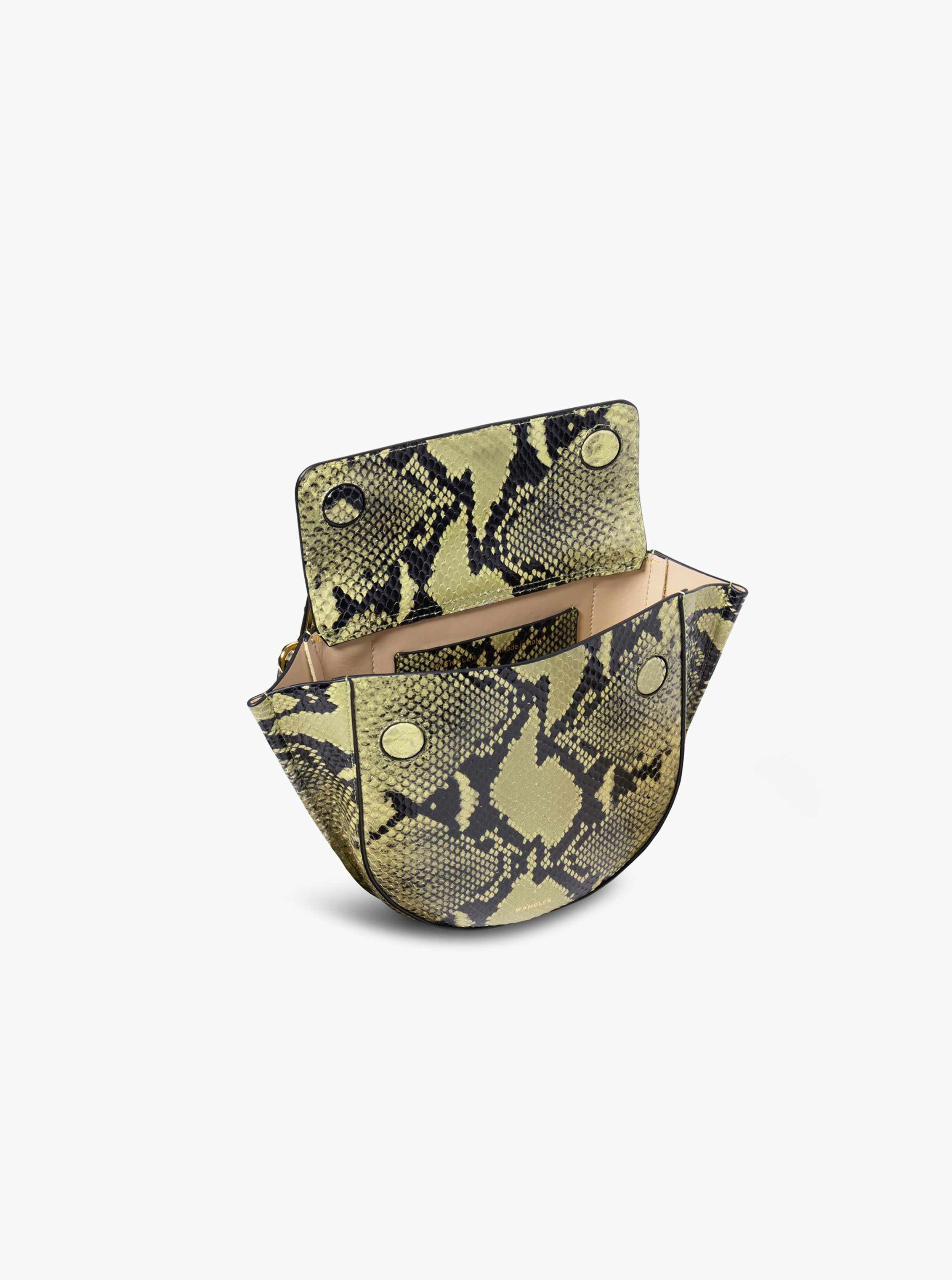 Hortensia Bag Mini - Lime Python