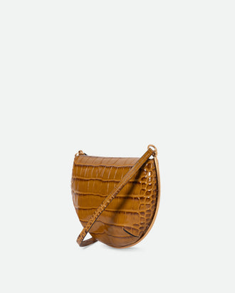 Kate Mini Crossbody - Saddle Croco