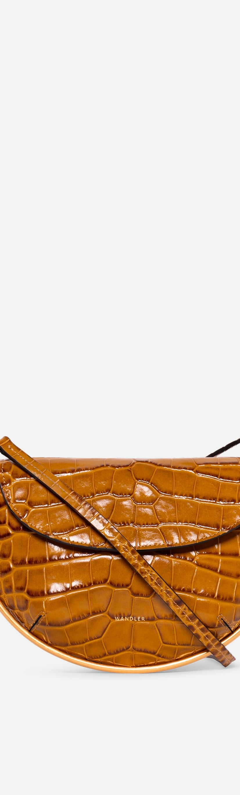 Kate Mini Crossbody - Saddle Croco