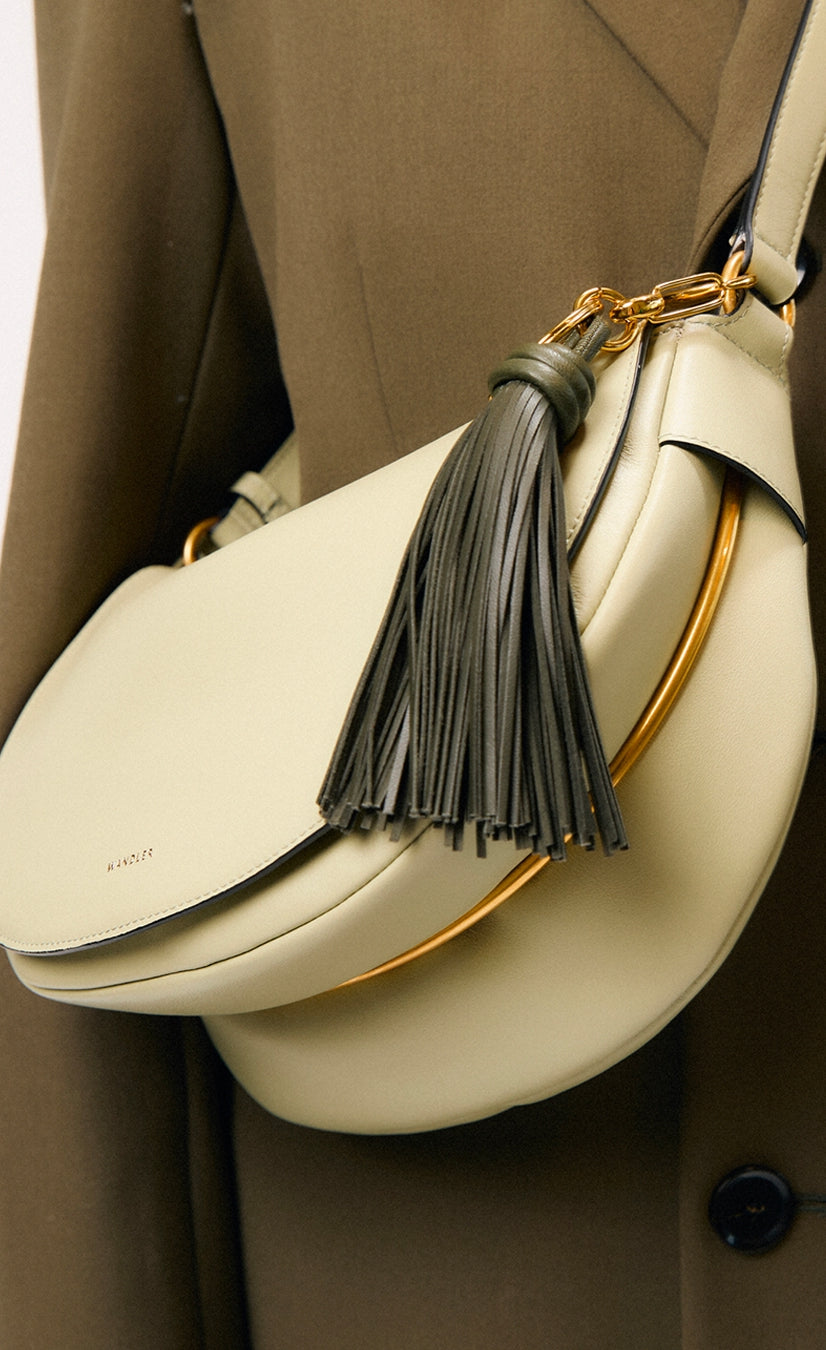 Bag Charm Tassel - Olive