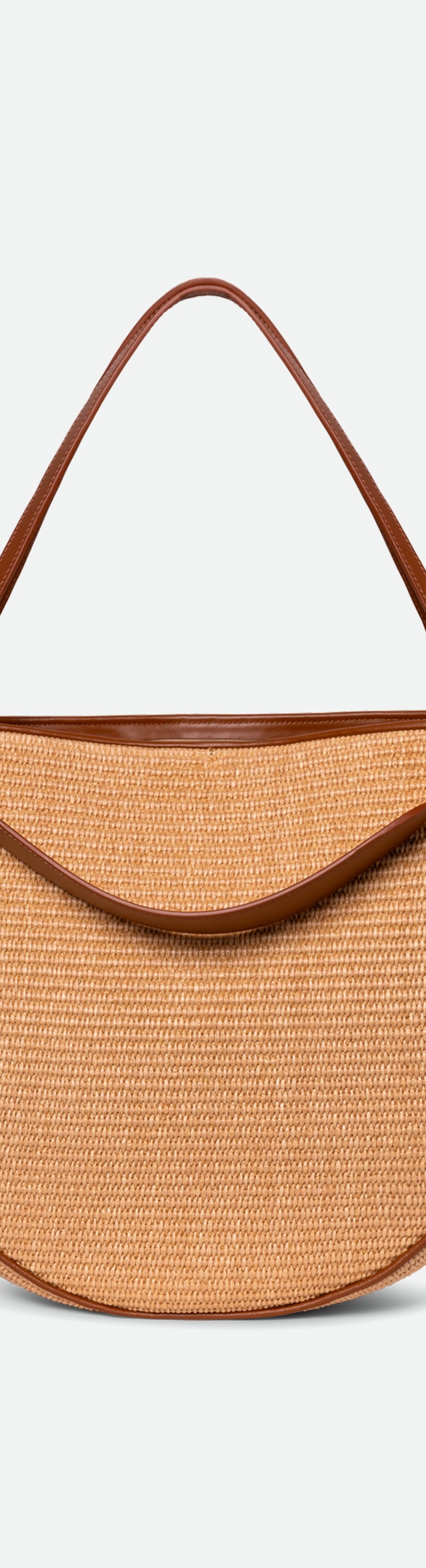 Hortensia Tote - Straw / Sienna