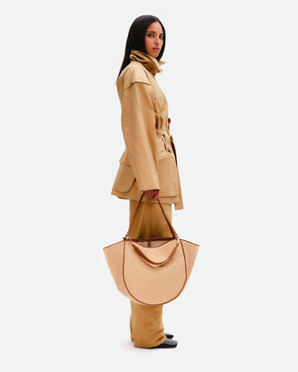 Hortensia Tote - Stroh / Sienna