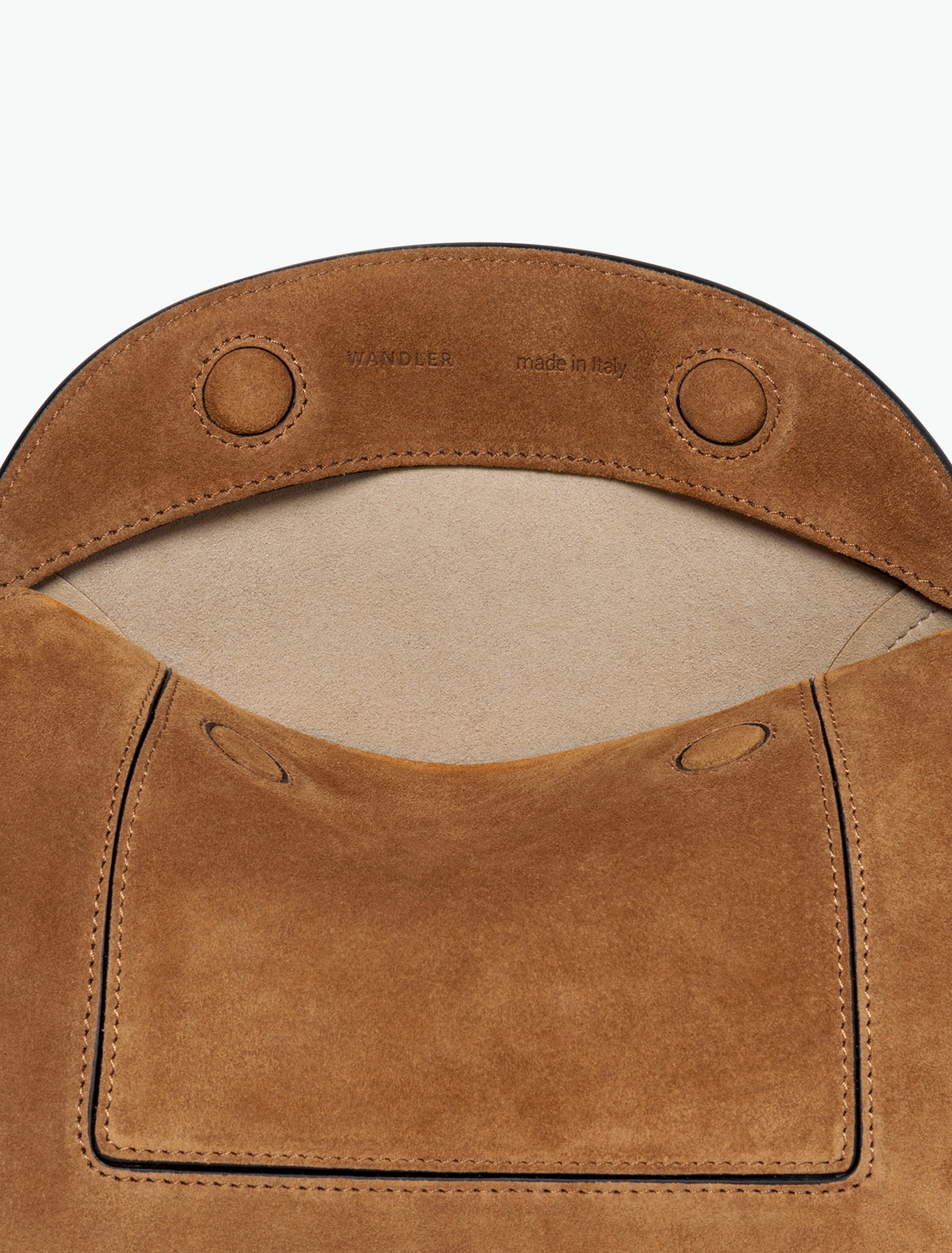 Penelope Slouch Bag - Cognac Suede