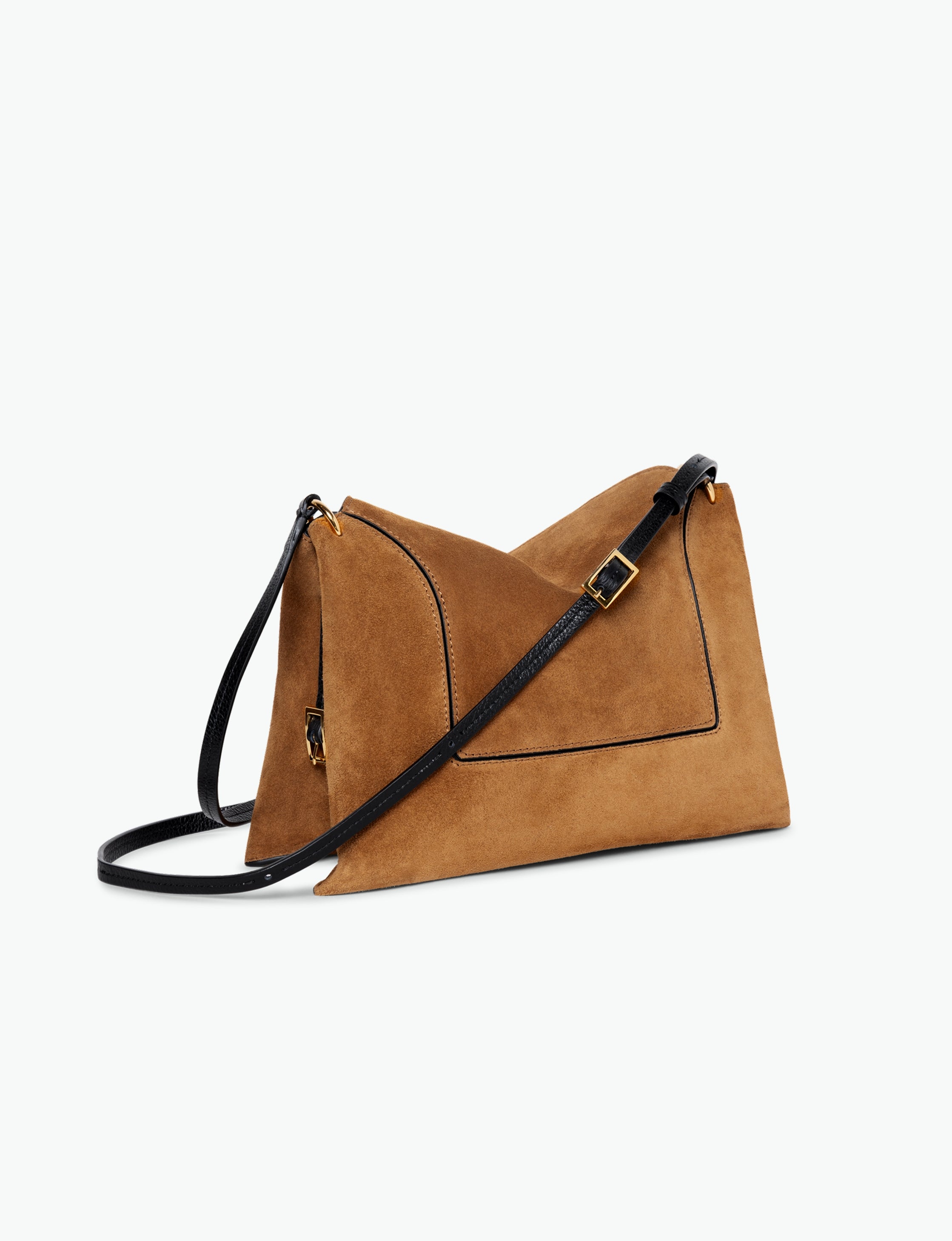 Penelope Slouch Bag - Cognac Suede
