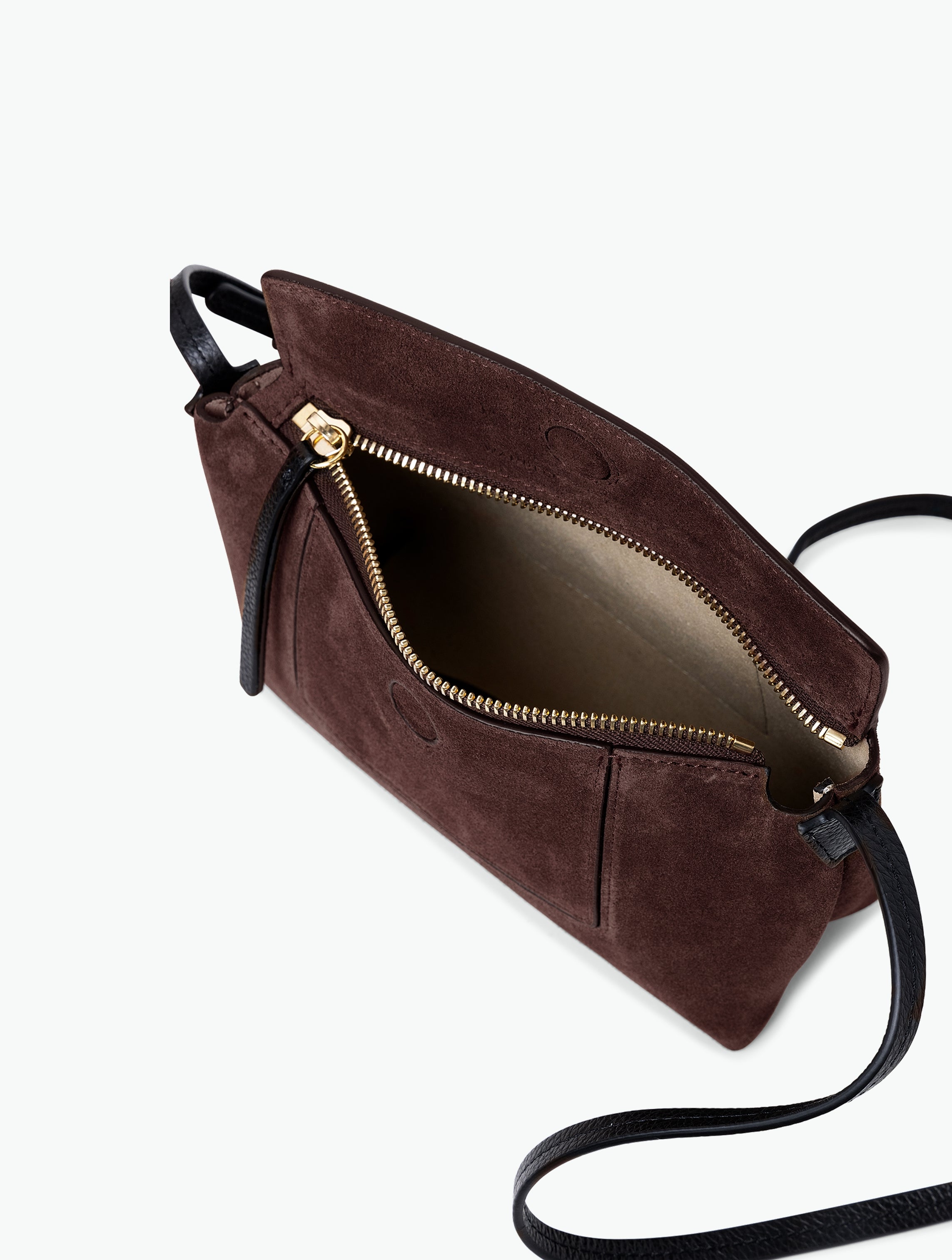 Penelope Slouch Mini - Acai Suede