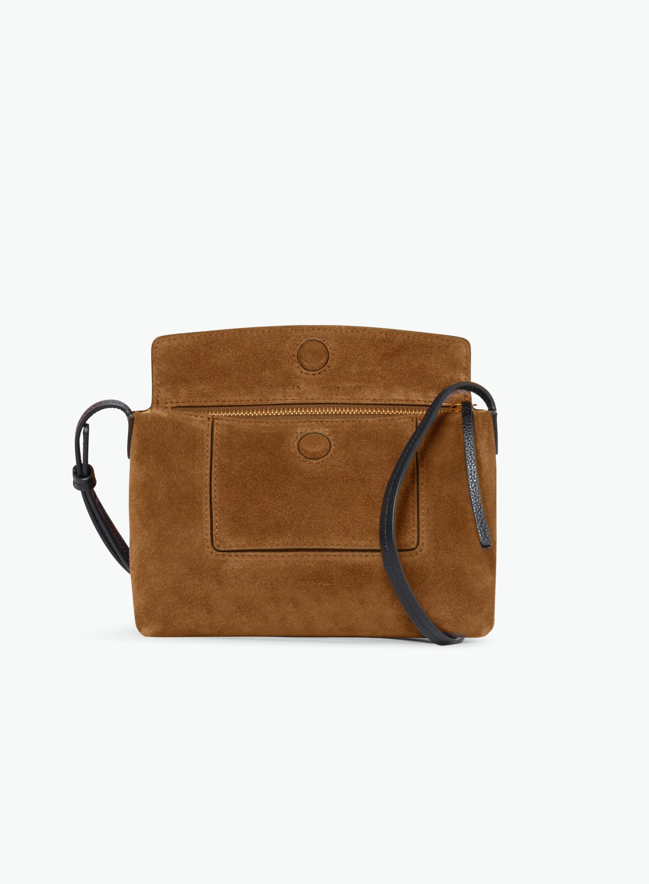 Penelope Slouch Mini - Cognac Suede