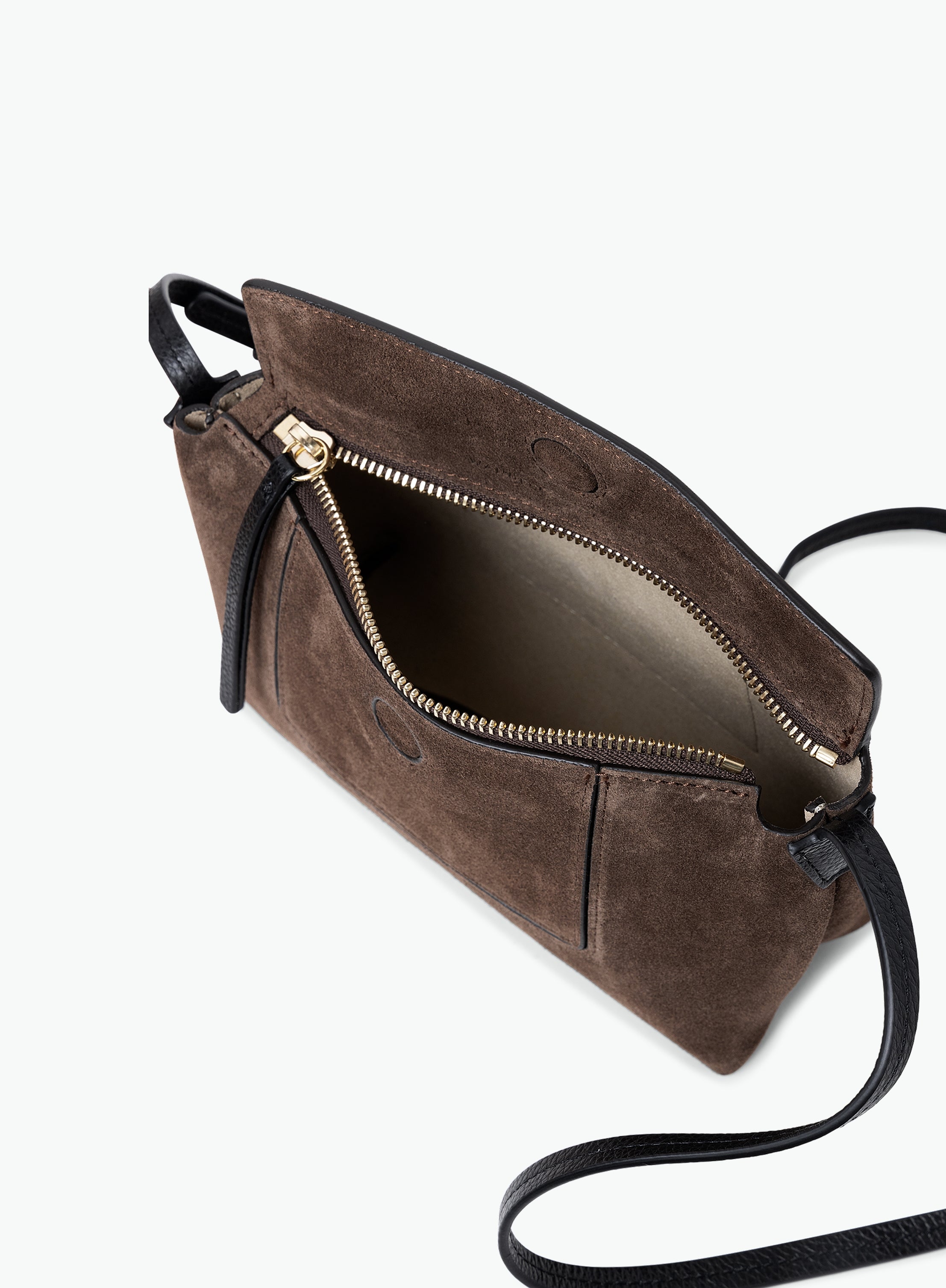 Penelope Slouch Mini - Palissander Suede