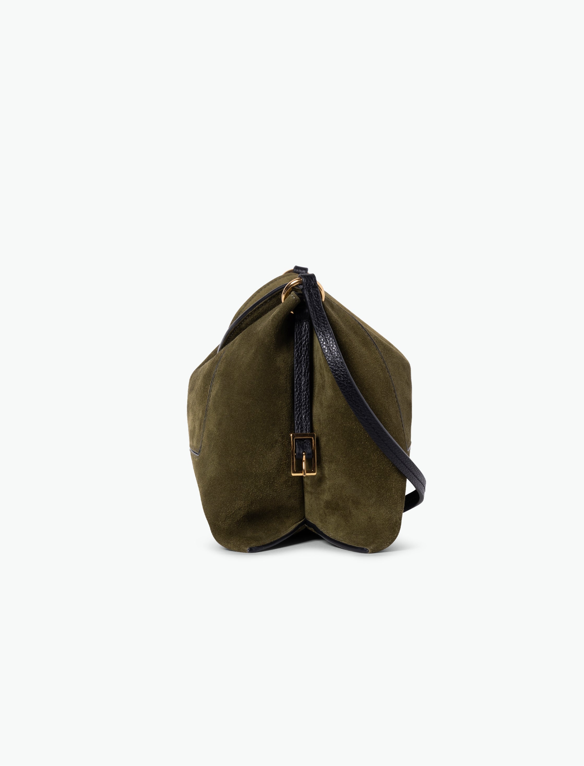 Penelope Slouch Bag - Olive Suede – Wandler.com