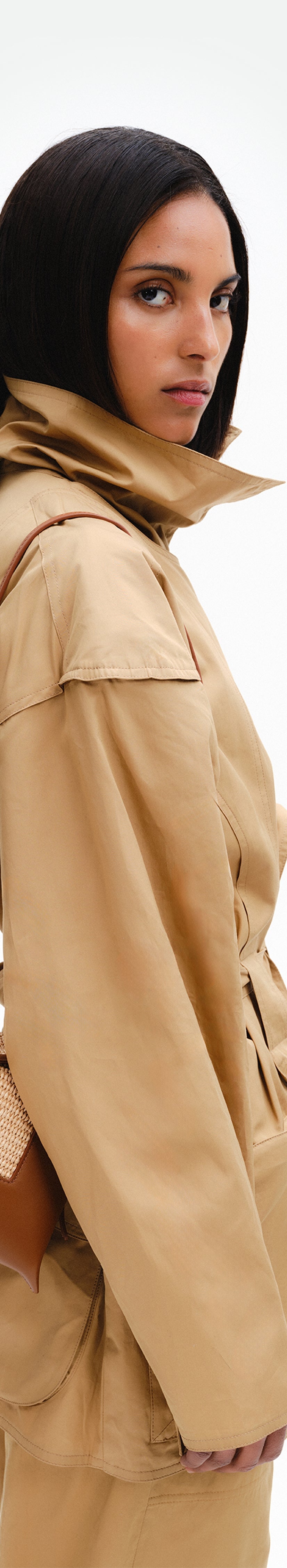 Penelope Slouch Bag - Straw / Sienna