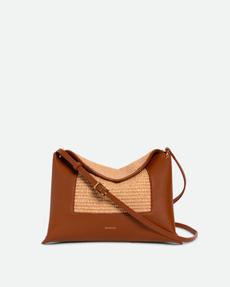 Penelope Slouch Bag - Stroh / Sienna