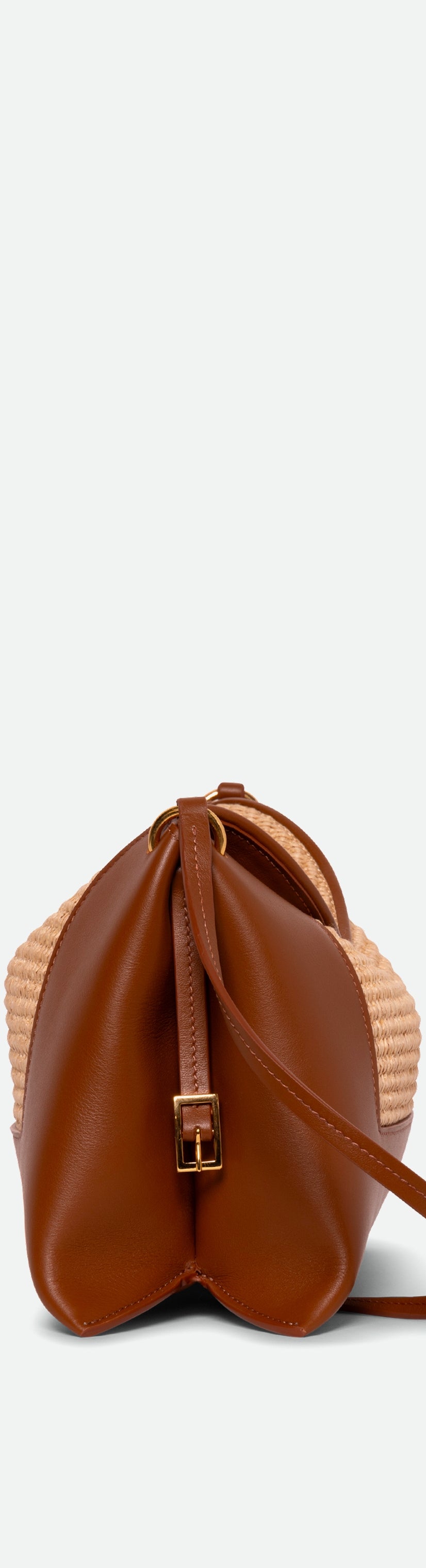 Penelope Slouch Bag - Straw / Sienna