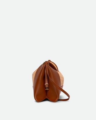 Penelope Slouch Bag - Stroh / Sienna