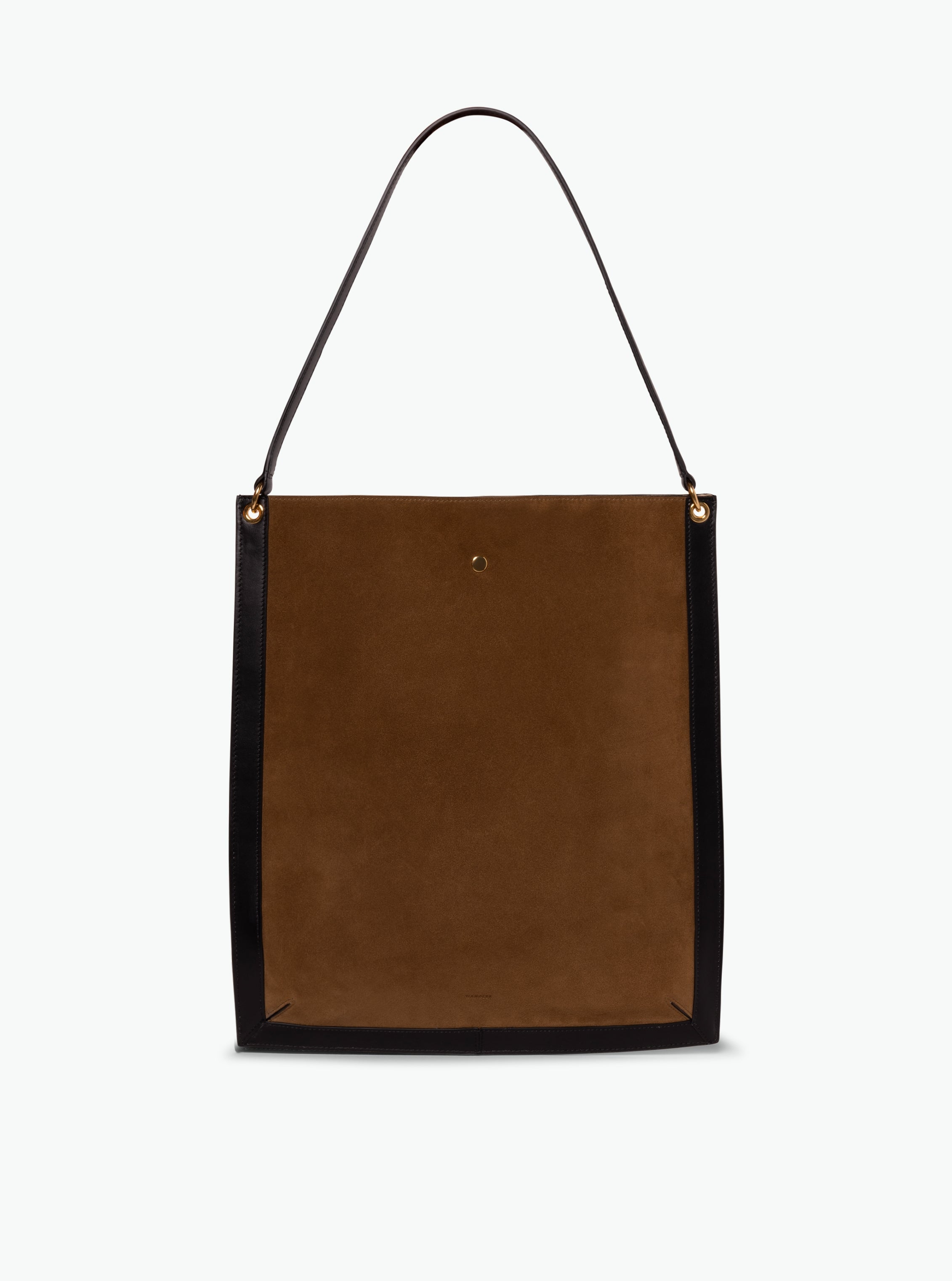 Penny Tote - Tabbaco Suede / Black