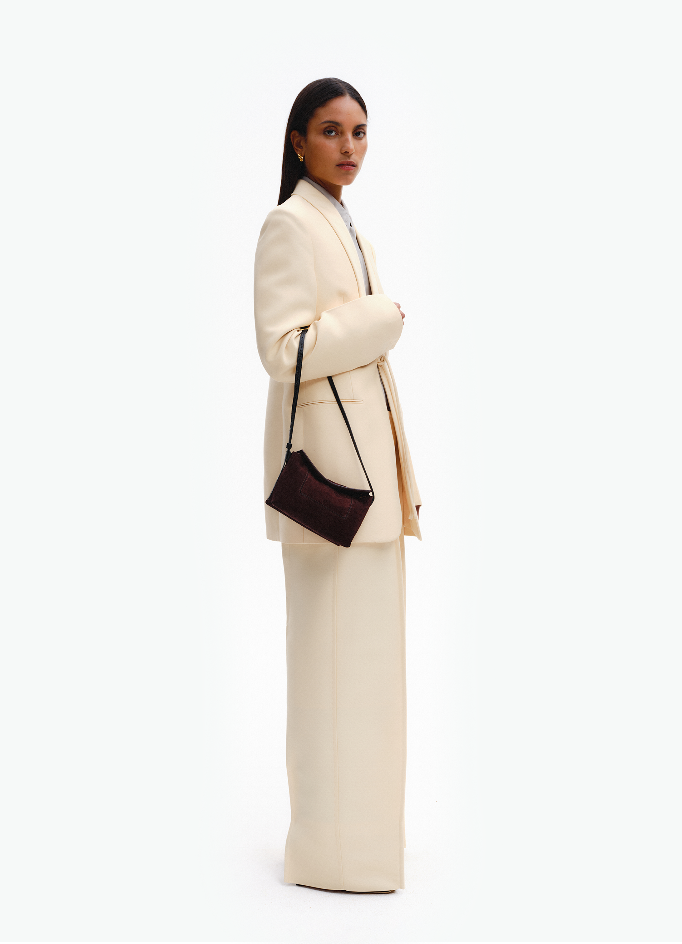 Penelope Slouch Mini - Acai Suede