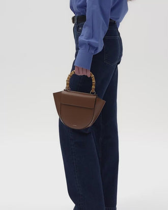 Hortensia Bag Mini - Saddle / Bamboo