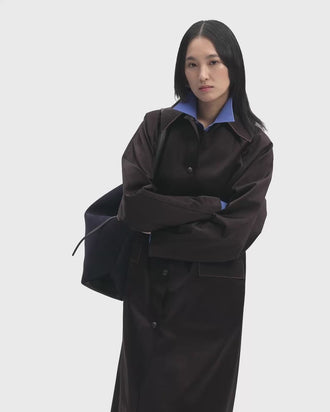 Penelope Tote - Orion Suede / Black