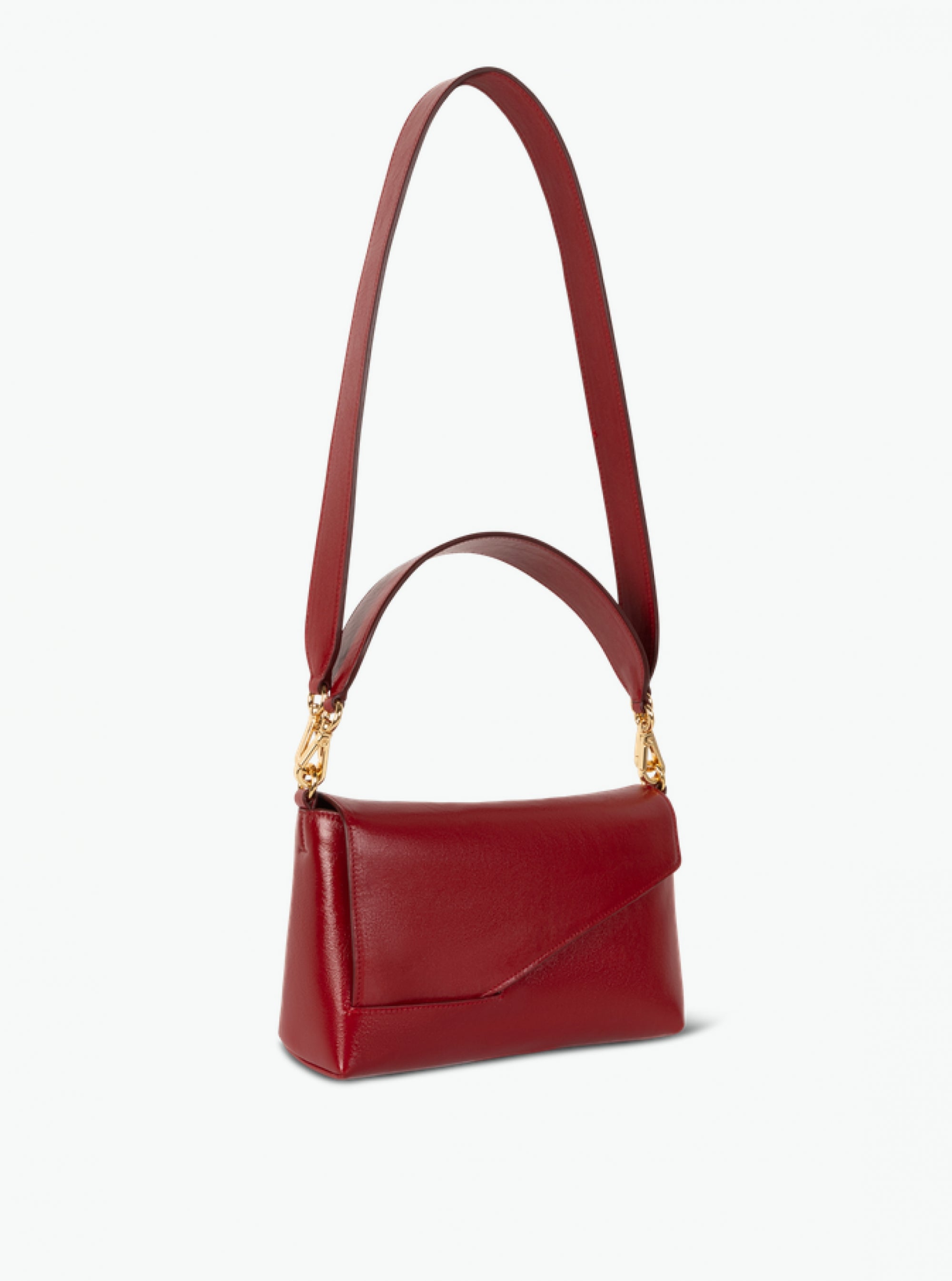 Oscar Baguette Crossbody - Cranberry